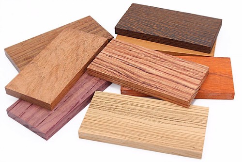 8pc exotic wood sample - exotic,