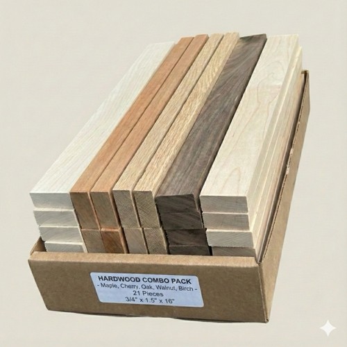 Variety hardwood lumber - variety, pack