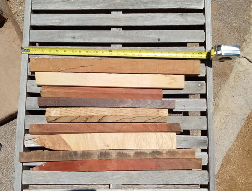 Assorted exotic hard - hard, wood